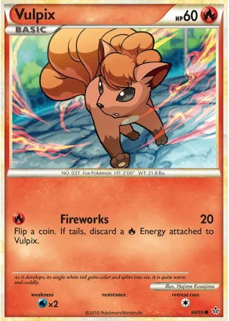Vulpix #68/95 — Unleashed