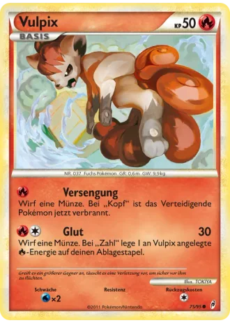 Vulpix #75 — Ruf der Legenden