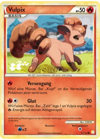 Vulpix #87 — HeartGold SoulSilver