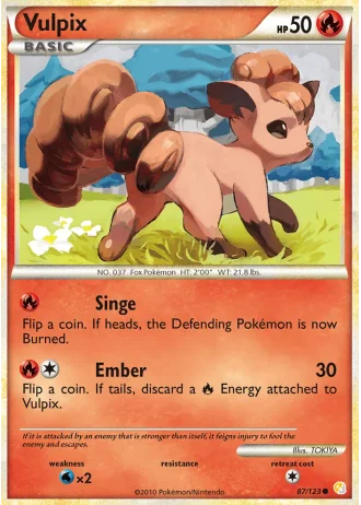 Vulpix #87 — HeartGold SoulSilver