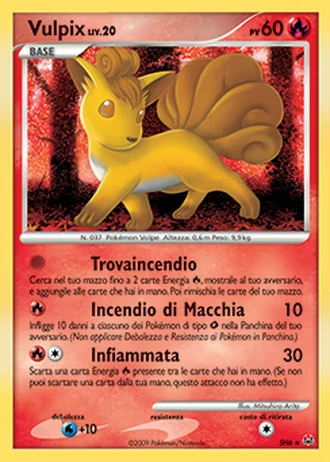Vulpix SH6/127 — Platino
