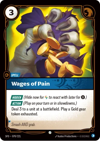 Wages of Pain #070/221 — Spiritforged