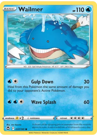 Wailmer #037/195 — Silver Tempest