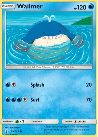 Wailmer #29/145 — Guardians Rising