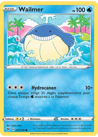 Wailmer #31/185 — Voltage Éclatant