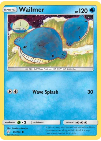 Wailmer #45/236 — Cosmic Eclipse