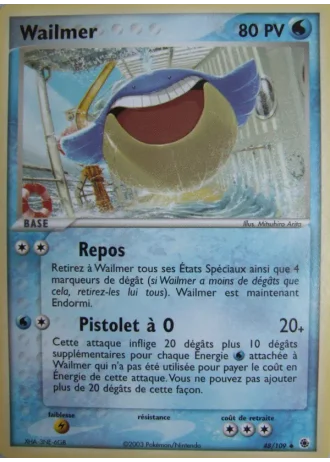Wailmer #48/109 — EX Rubis & Saphir