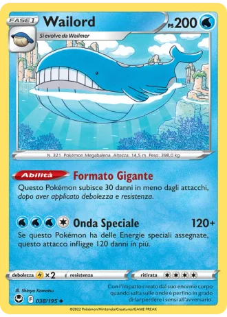Wailord #038 — Tempesta Argentata