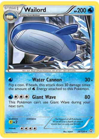 Wailord #26/124 — Dragons Exalted