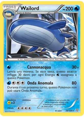 Wailord #26 — Stirpe dei Draghi