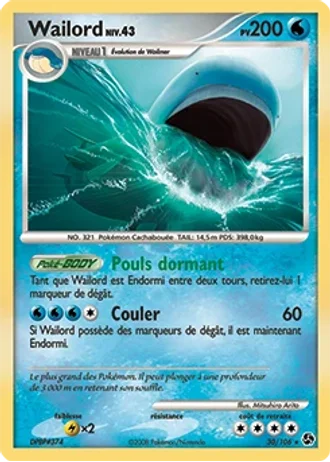 Wailord #30/106 — Duels au Sommets