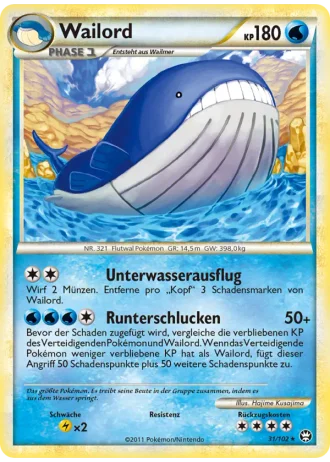 Wailord #31/102 — Triumph