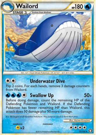 Wailord #31/102 — Triumphant