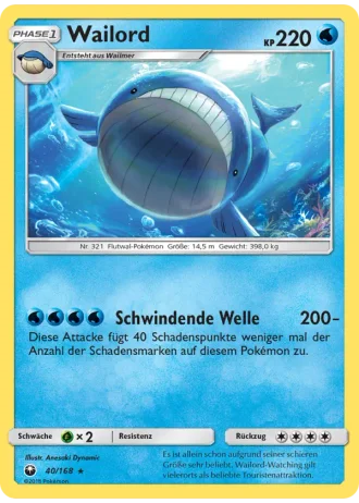 Wailord #40 — Sturm Am Firmament