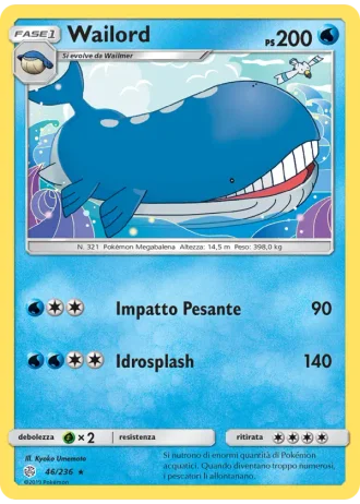 Wailord #46/236 — Eclissi Cosmica