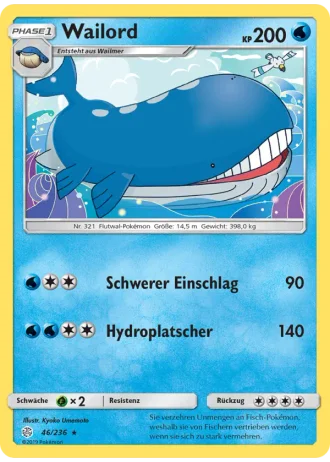 Wailord #46/236 — Welten im Wandel