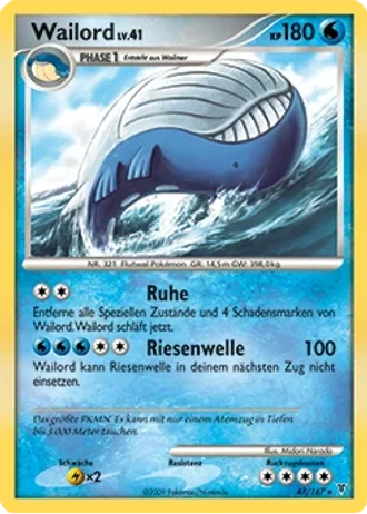 Wailord #47/147 — Ultimative Sieger
