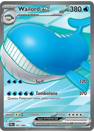 Wailord-ex #097 — Buio Pesto