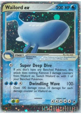 Wailord ex #100 — Sandstorm