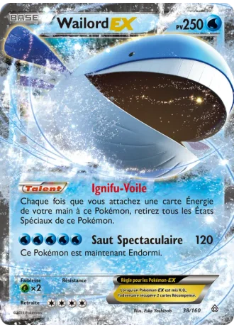 Wailord EX #38/160 — Primo-Choc