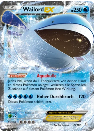 Wailord EX #38/160 — Protoschock