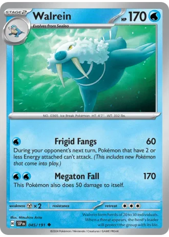 Walrein #045/191 — Surging Sparks