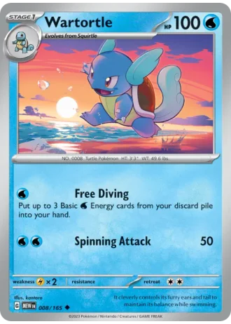 Wartortle #008/165 — 151
