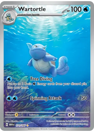 Wartortle #171/165 — 151