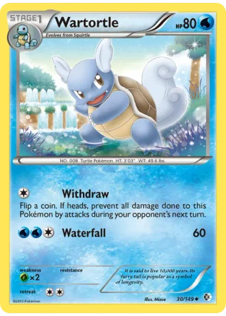 Wartortle #30/149 — Boundaries Crossed