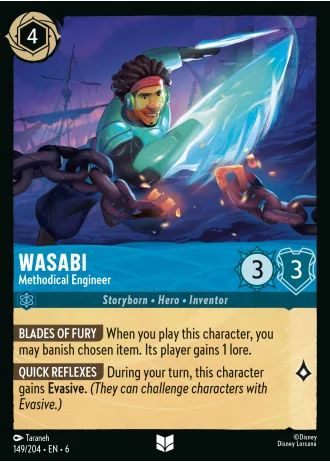 Wasabi - Methodical Engineer #149/204 — Azurite Sea