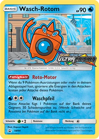 Wasch-Rotom SM94 — Sonne & Mond Promos