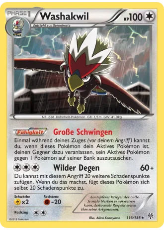 Washakwil #116/135 — Plasma-Sturm