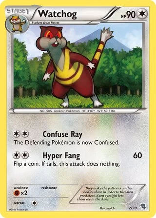Watchog #2 — BW trainer Kit (Zoroark)