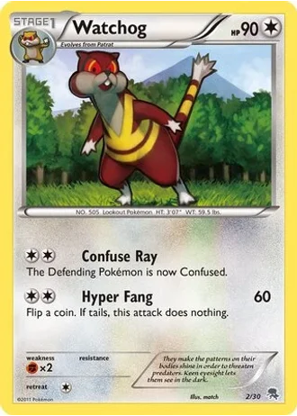 Watchog #2 — BW trainer Kit (Zoroark)