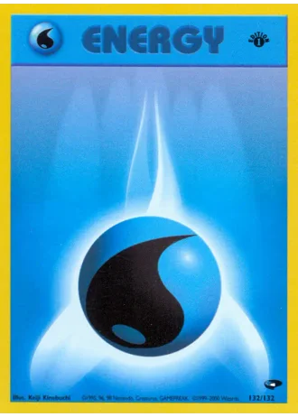Water Energy (1st Edition) #132/132 — Gym Challenge (1st Edition)