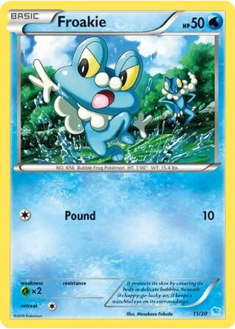 Water Energy #22 — XY trainer Kit (Suicune)