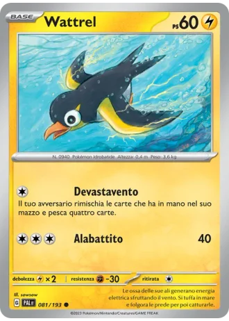 Wattrel #081 — Evoluzioni a Paldea