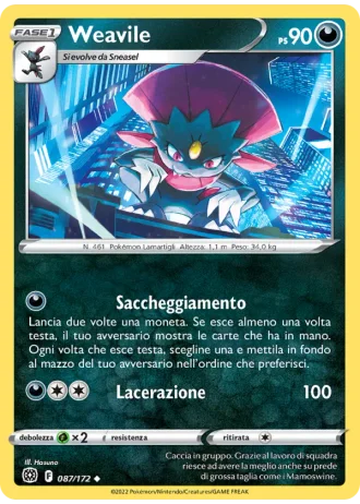 Weavile #087 — Astri Lucenti