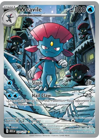 Weavile #228 — Ascended Heroes