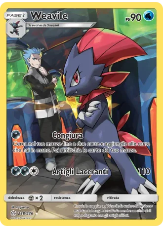 Weavile #238 — Eclissi Cosmica