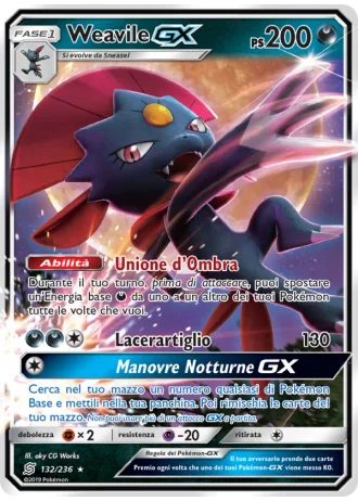 Weavile GX #132 — Sintonia Mentale