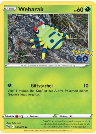 Webarak #006/78 — Pokémon GO