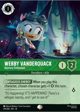 Webby Vanderquack - Mystery Enthusiast #211/204 — Whispers in the Well