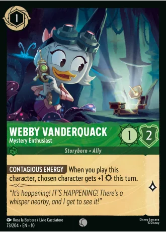 Webby Vanderquack - Mystery Enthusiast #73/204 — Whispers in the Well