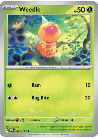 Weedle #013/165 — 151