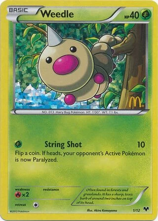 Weedle #1 — McDonald's Collection 2014