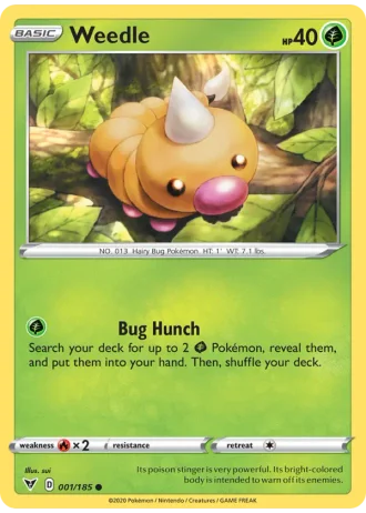 Weedle #1 — Vivid Voltage