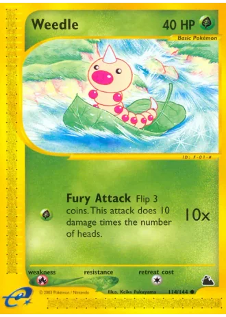 Weedle #114 — Skyridge