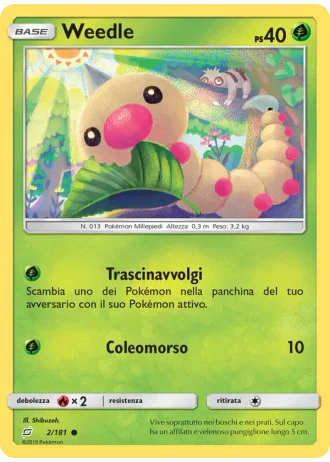 Weedle #2 — Gioco di Squadra