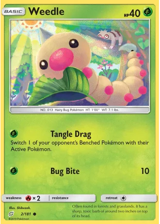 Weedle #2/181 — Team Up